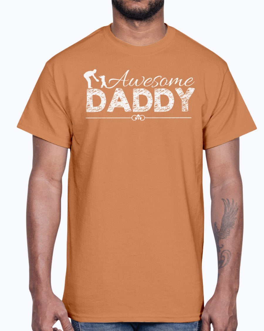 Men's Gildan Ultra Cotton T-Shirt Awesome daddy