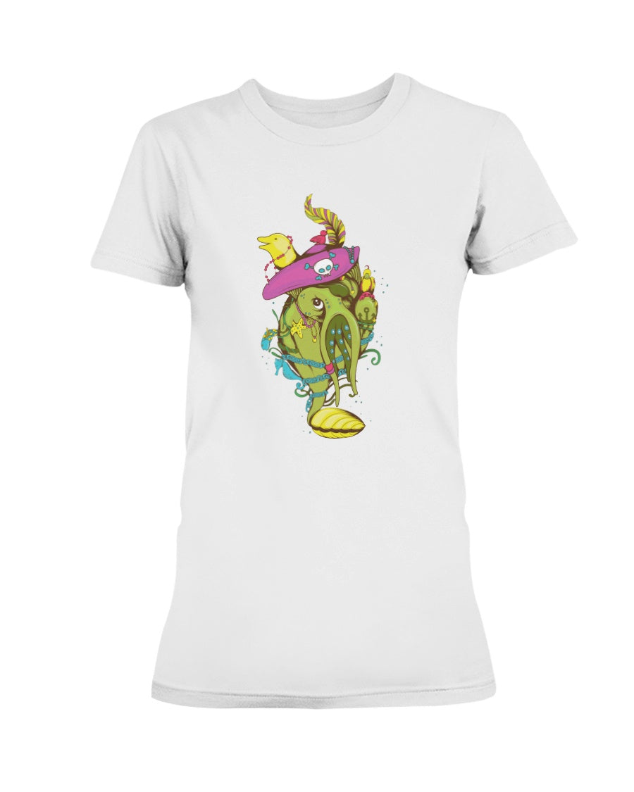 Gildan Ladies Missy T-Shirt ocean characters