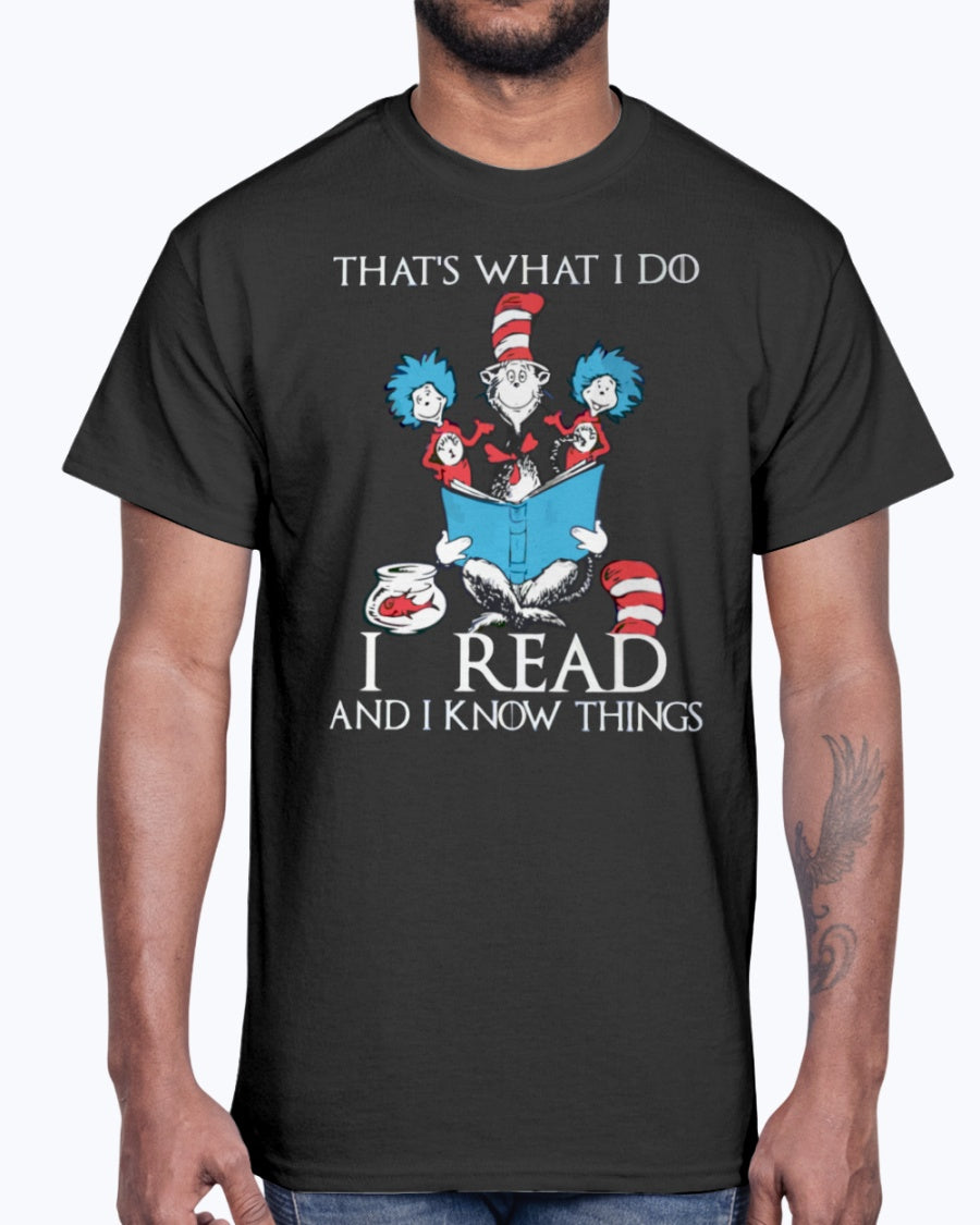 G2000 Unisex Ultra Cotton T-Shirt That's what I do I read