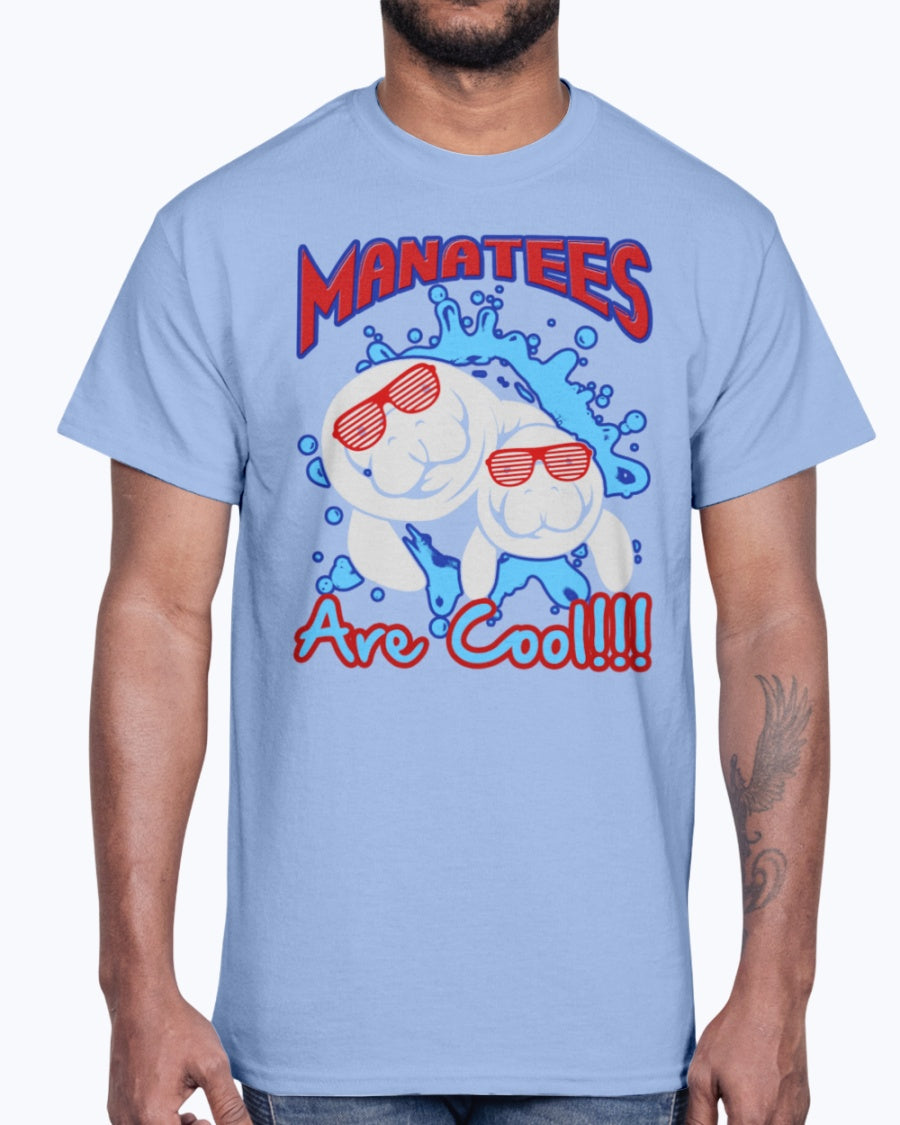 G2000 Unisex Ultra Cotton T-Shirt 12 Colors. COOL MANATEE