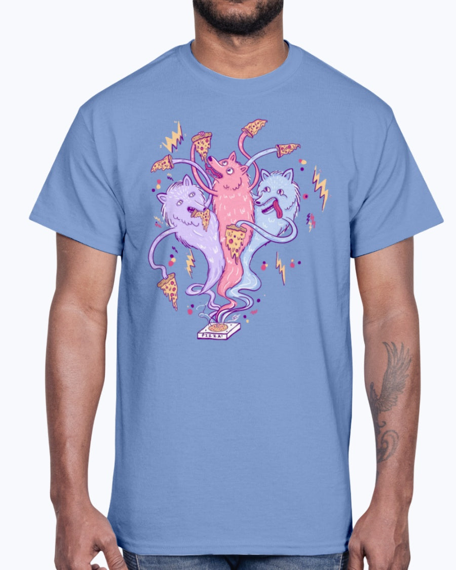 Men's Gildan Ultra Cotton T-Shirt 12 Dark colors The Iron Wolves