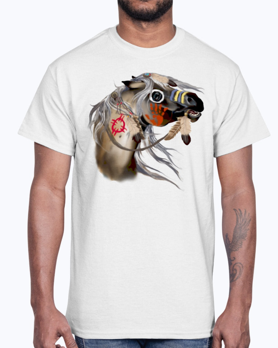Men's Gildan Ultra Cotton T-Shirt War horse