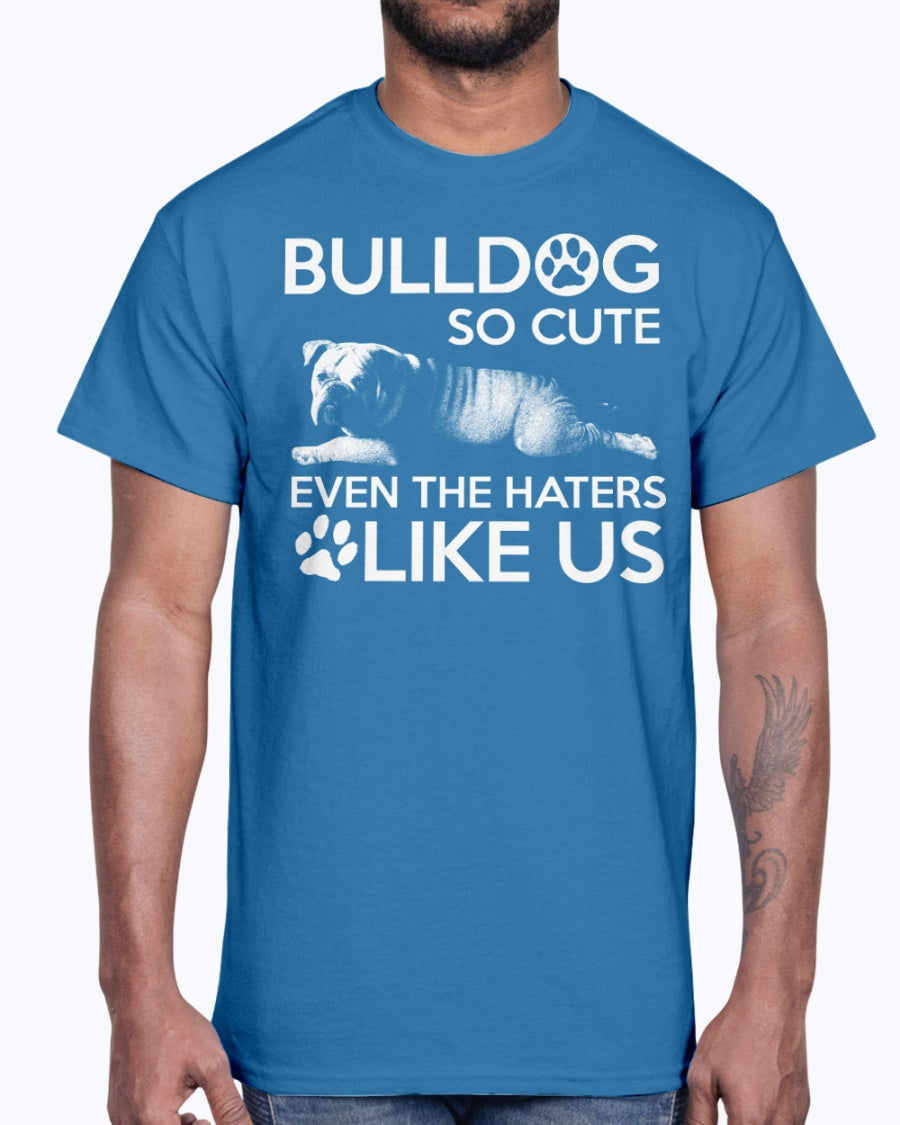 Men's Gildan Ultra Cotton T-Shirt Bulldog so cute