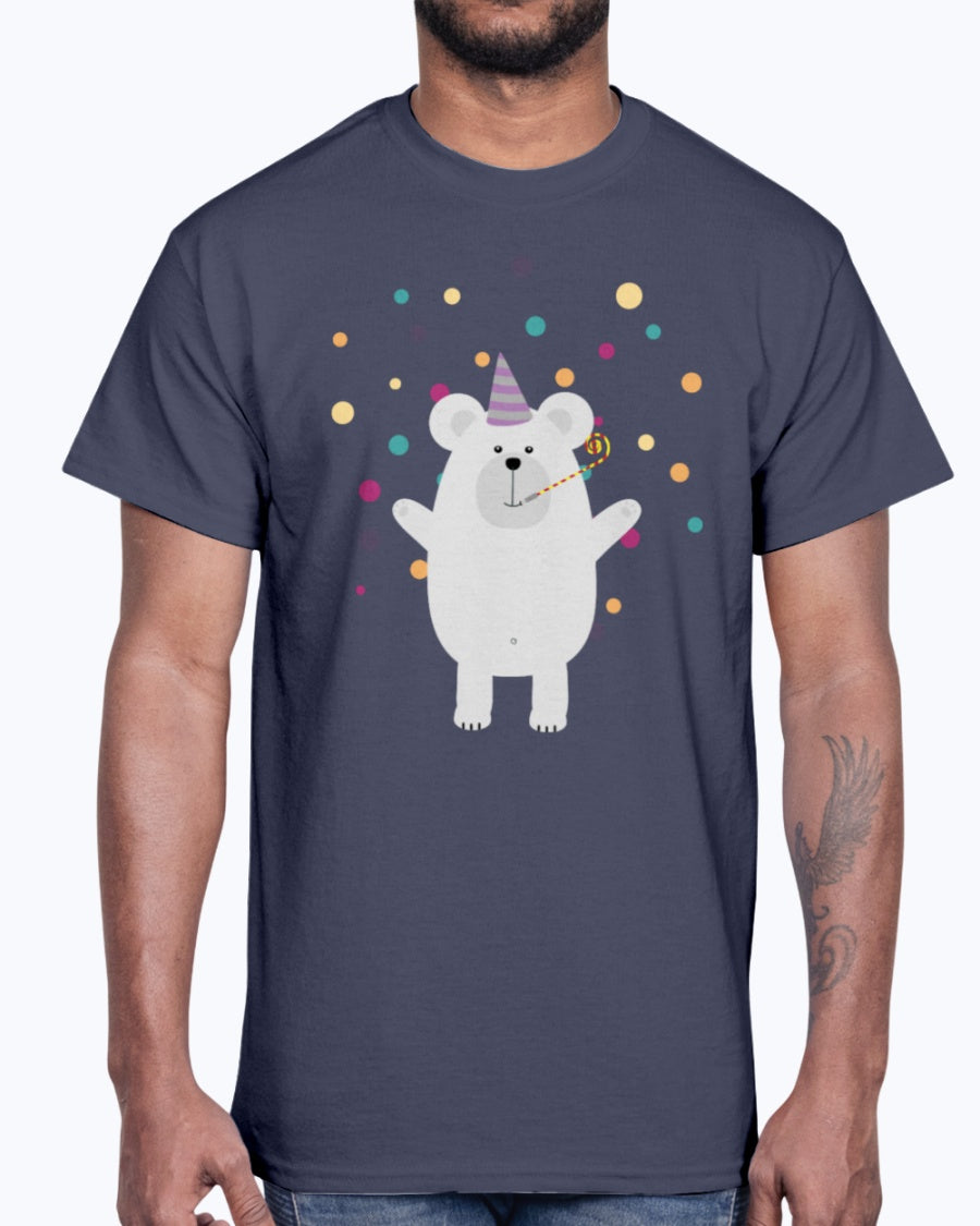 G2000 Unisex Ultra Cotton T-Shirt 12 Colors Party Polar Bear Big & Tall.