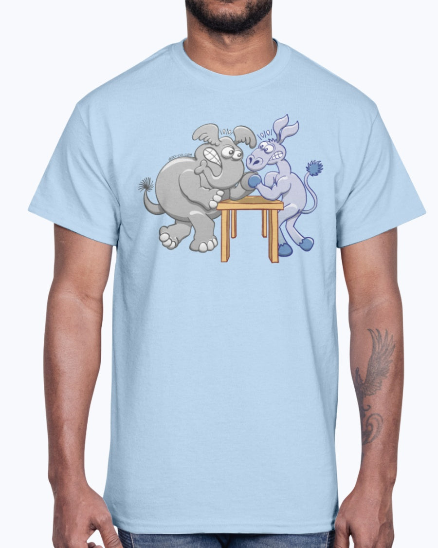 G2000 Unisex Ultra Cotton T-Shirt 12 Colors. Ornate Elephant Color Version