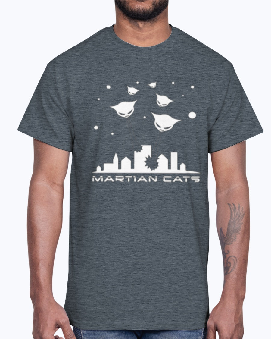 G2000 Unisex Ultra Cotton T-Shirt Alien Cat Explosion Cat