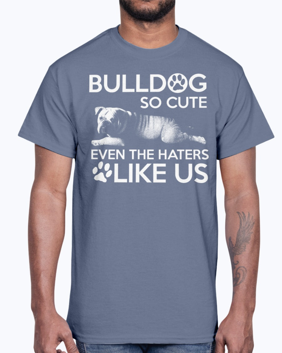 G2000 Unisex Ultra Cotton T-Shirt 12 Colors Bulldog so cute. Lake us
