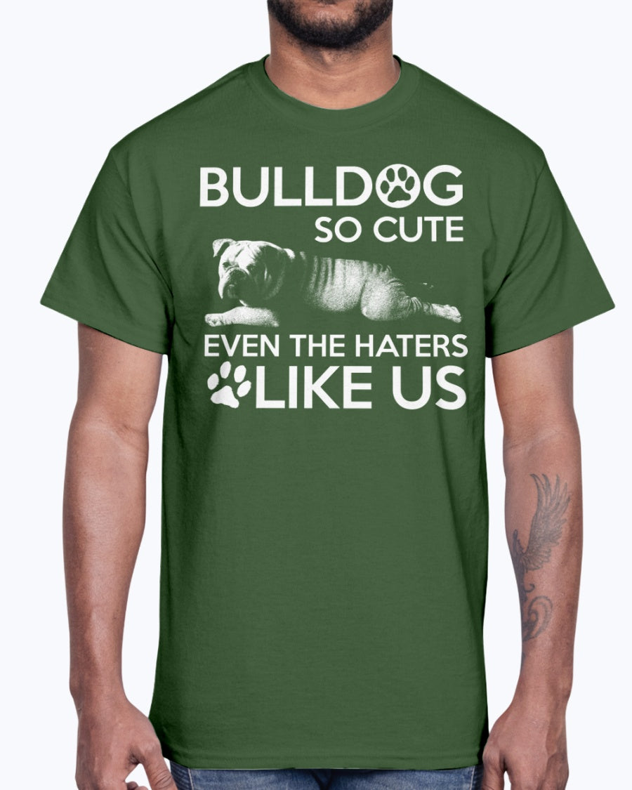 Men's Gildan Ultra Cotton T-Shirt Bulldog so cute