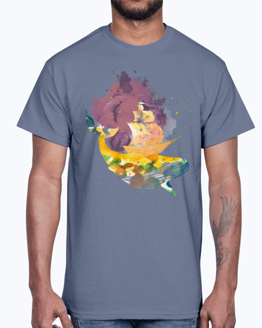 G2000 Unisex Ultra Cotton T-Shirt 12 Colors. Whale