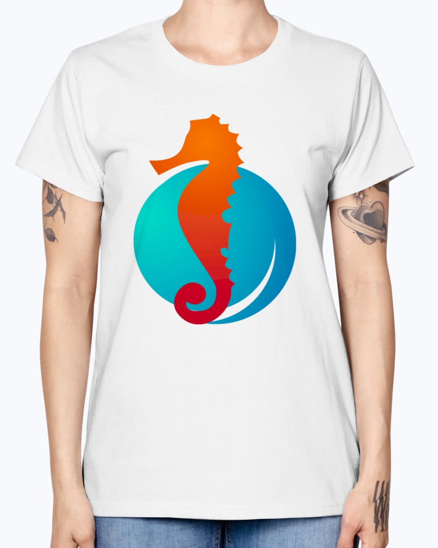 Gildan Ladies Missy T-Shirt. Summer