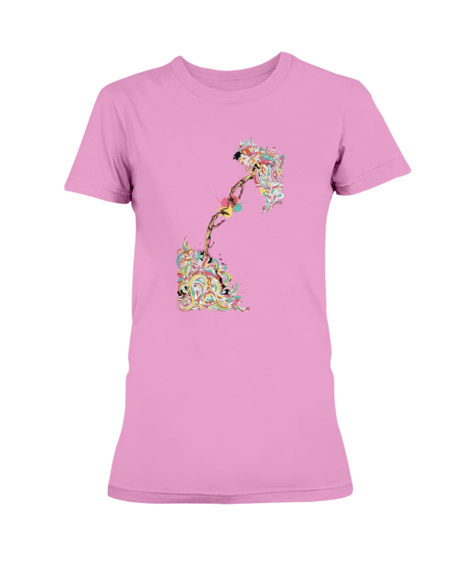 Gildan Ladies Missy T-Shirt Graphics Art