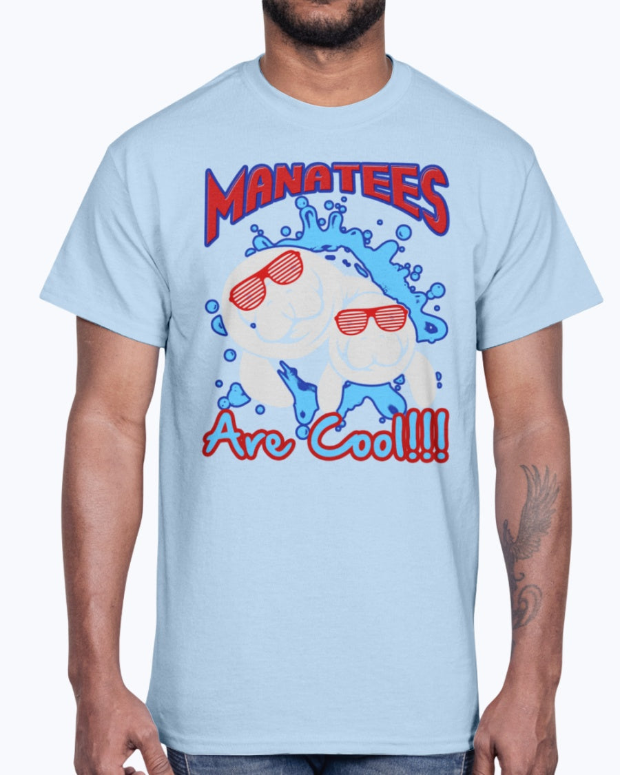G2000 Unisex Ultra Cotton T-Shirt 12 Colors. COOL MANATEE