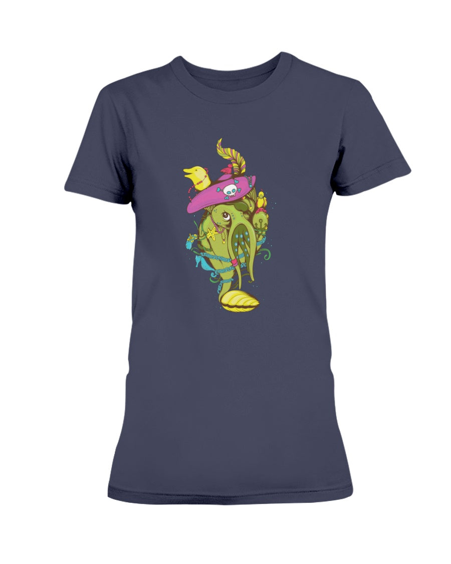 Gildan Ladies Missy T-Shirt ocean characters