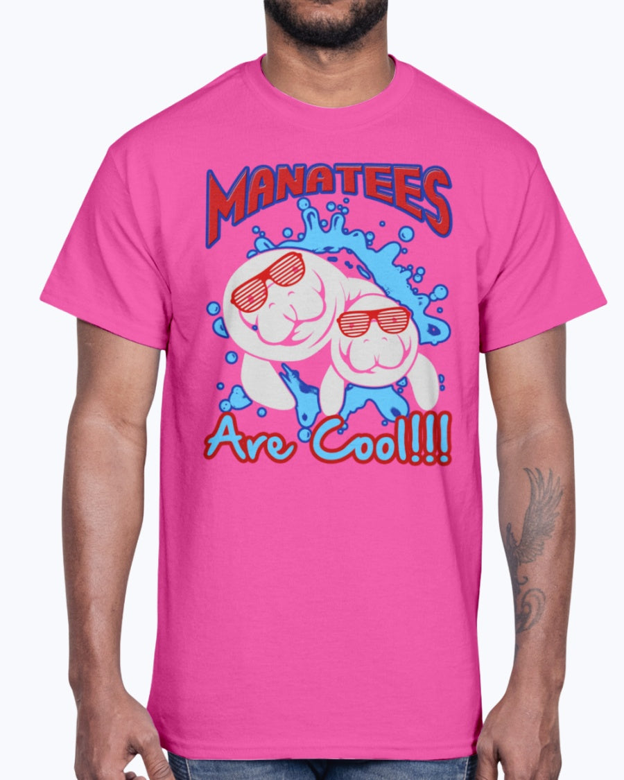 G2000 Unisex Ultra Cotton T-Shirt 12 Colors. COOL MANATEE