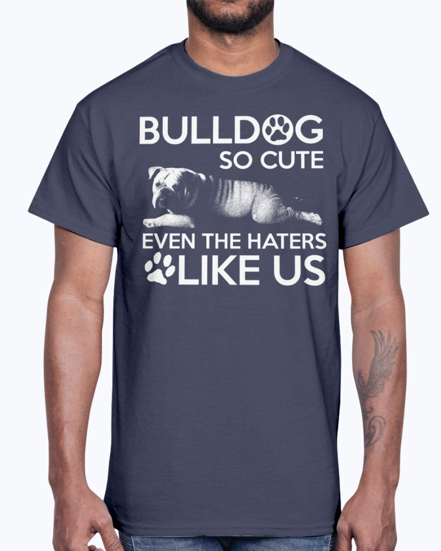 Men's Gildan Ultra Cotton T-Shirt Bulldog so cute