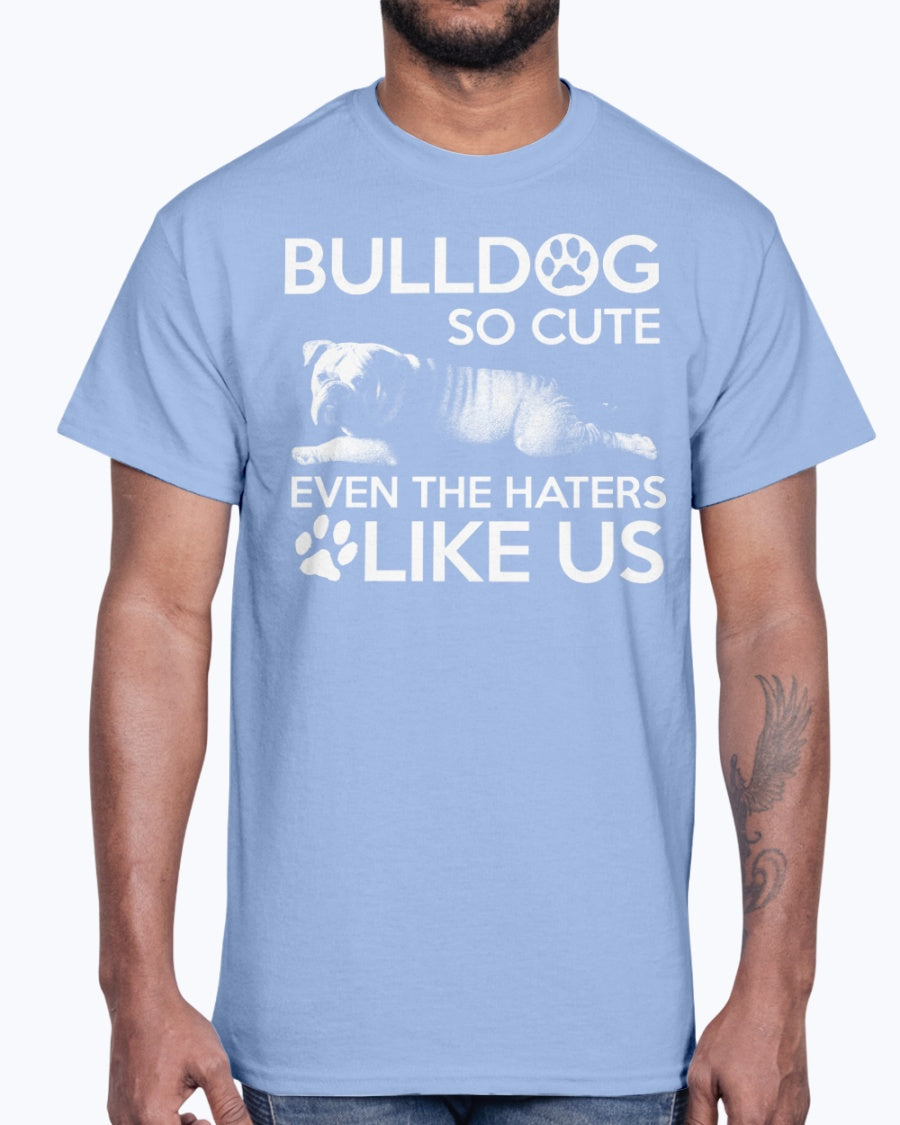 G2000 Unisex Ultra Cotton T-Shirt 12 Colors Bulldog so cute. Lake us