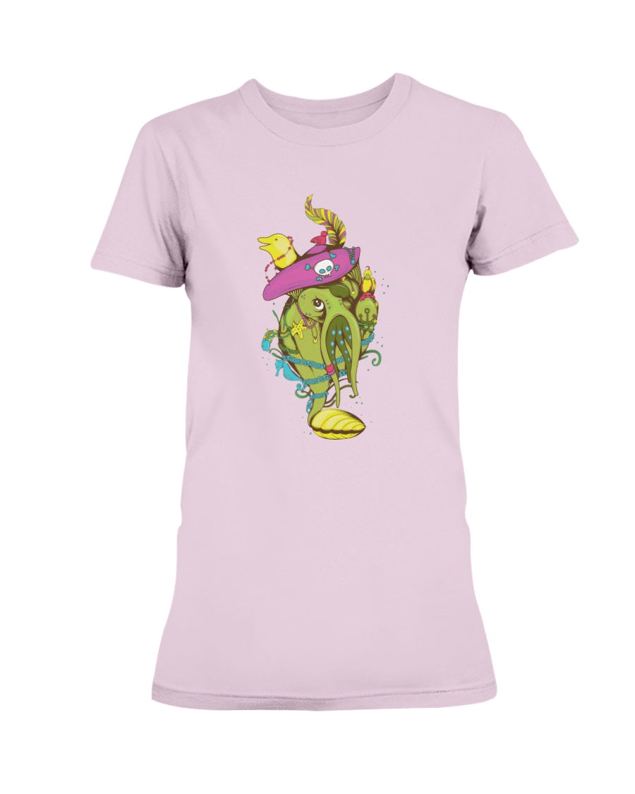 Gildan Ladies Missy T-Shirt ocean characters