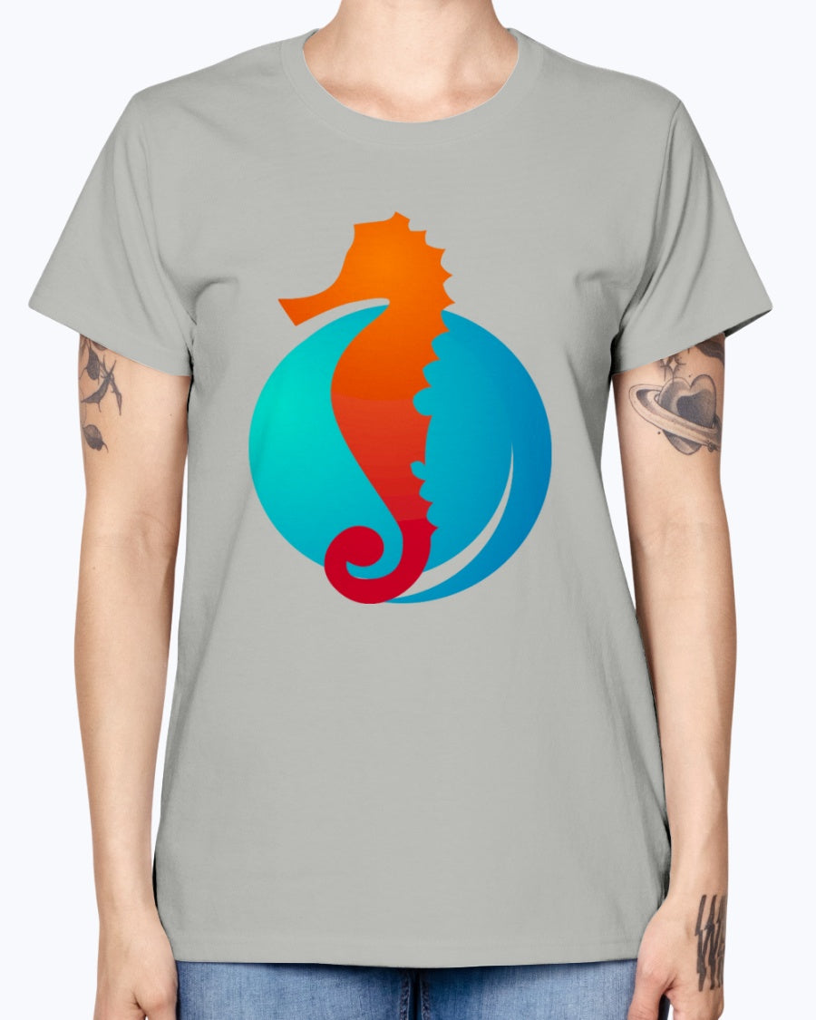 Gildan Ladies Missy T-Shirt. Summer