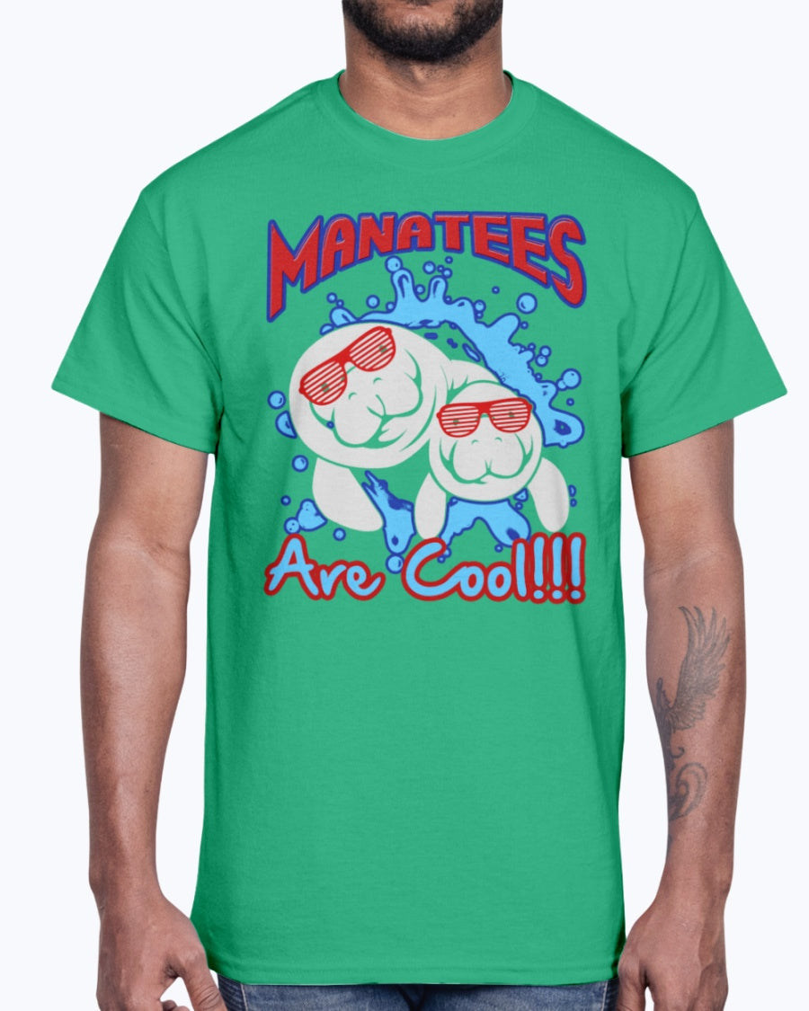 G2000 Unisex Ultra Cotton T-Shirt 12 Colors. COOL MANATEE