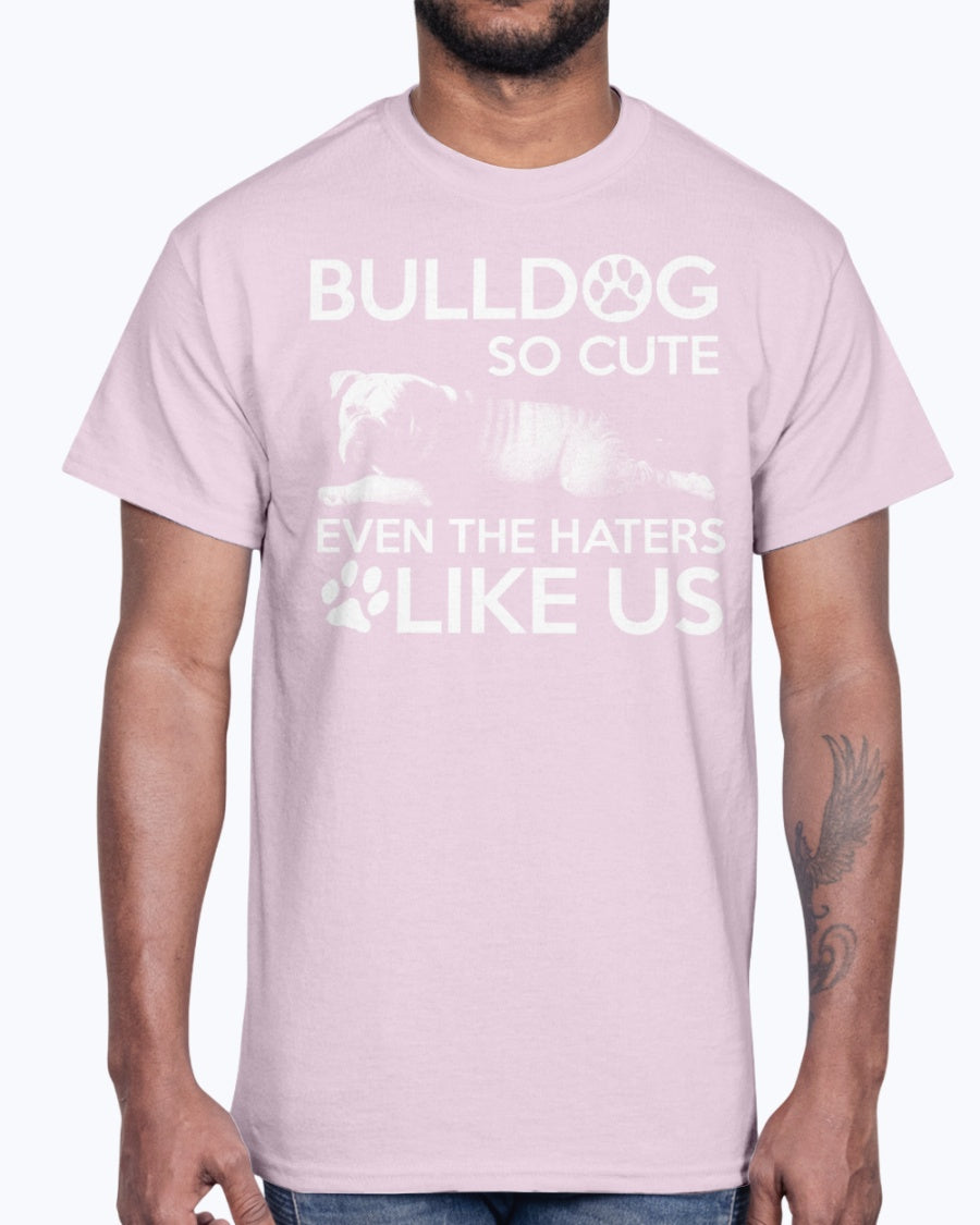 G2000 Unisex Ultra Cotton T-Shirt 12 Colors Bulldog so cute. Lake us