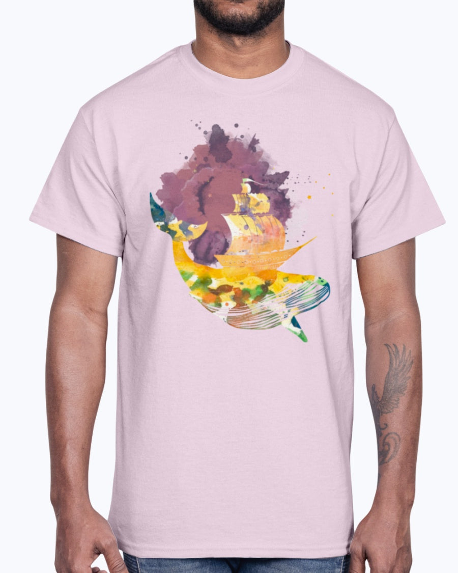 G2000 Unisex Ultra Cotton T-Shirt 12 Colors. Whale