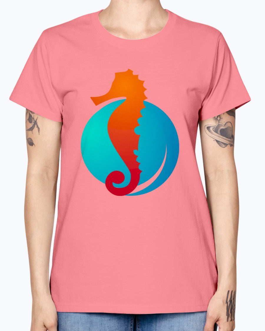 Gildan Ladies Missy T-Shirt. Summer