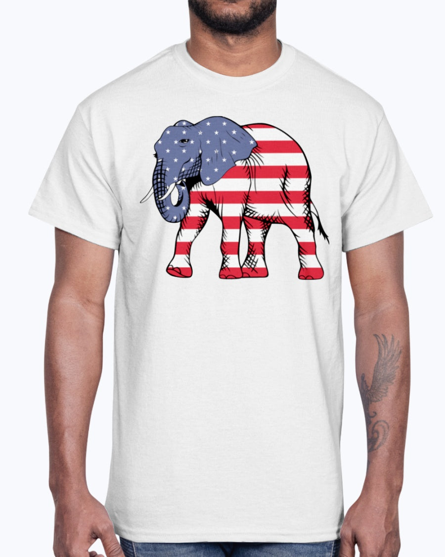 Men's Gildan Ultra Cotton T-Shirt American Elephant