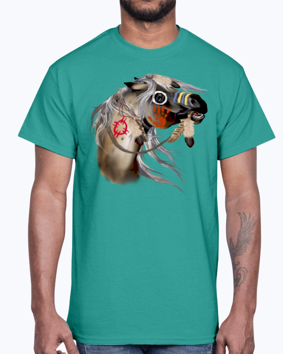 Men's Gildan Ultra Cotton T-Shirt War horse