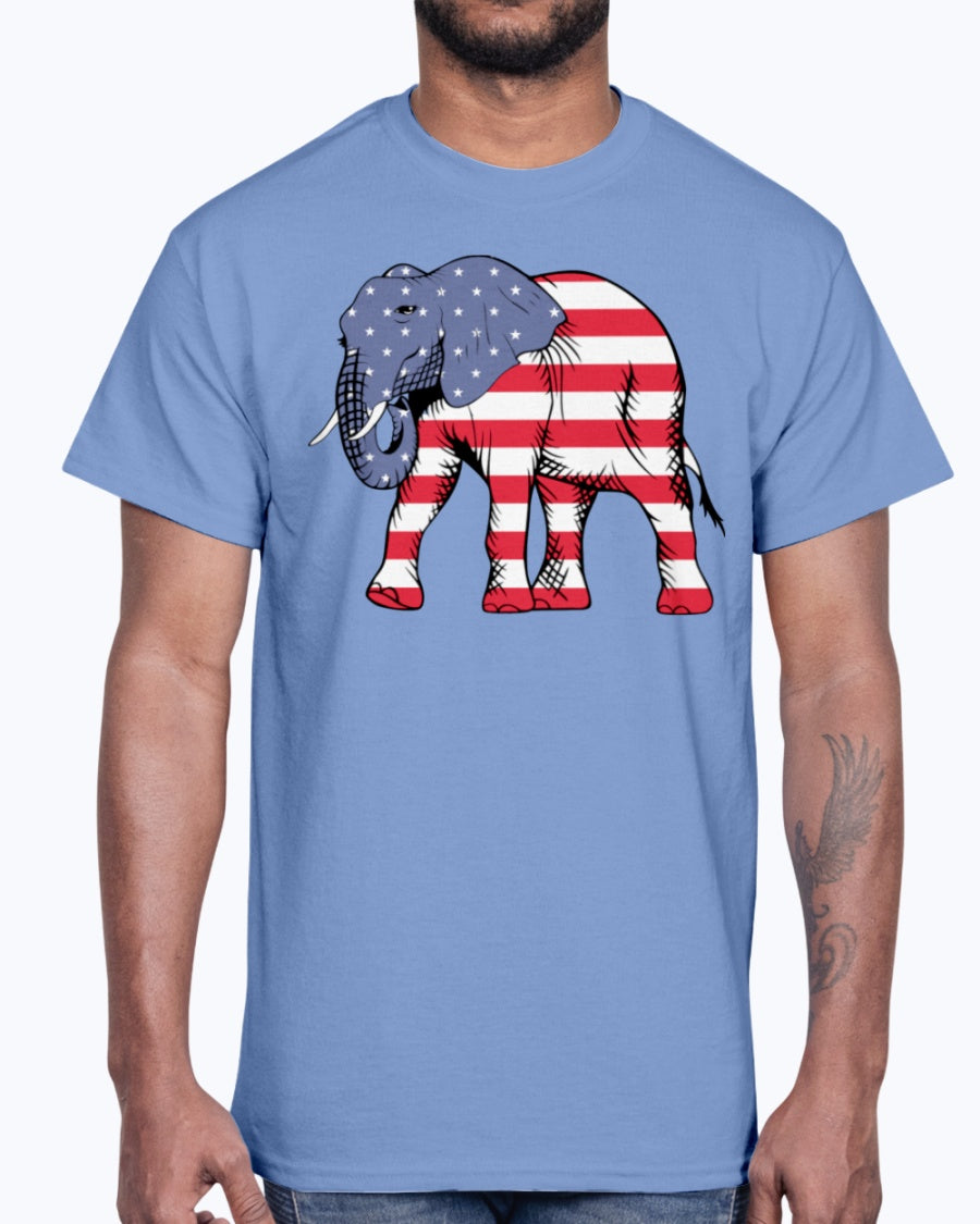 Men's Gildan Ultra Cotton T-Shirt American Elephant