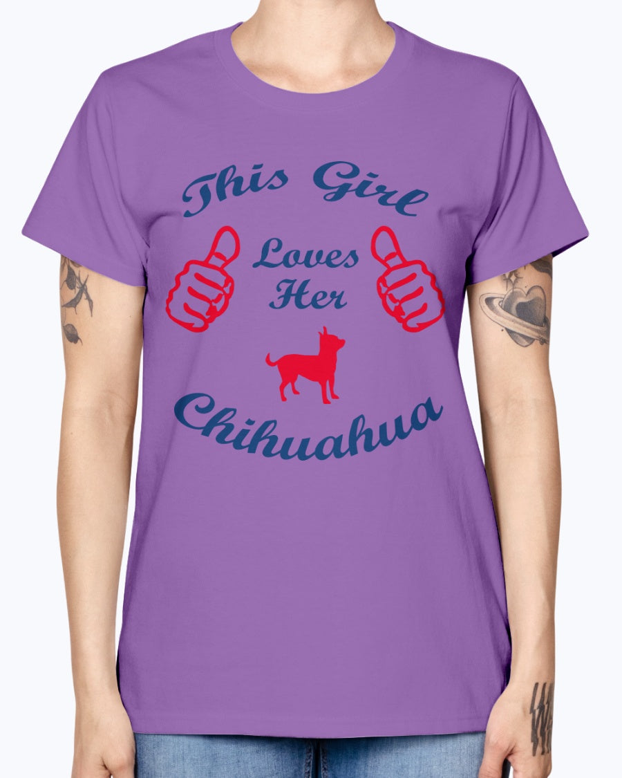 Gildan Ladies Missy T-Shirt Chihuaha