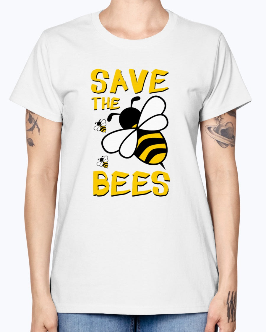 Gildan Ladies Missy T-Shirt 16 colors. Save the BEES 2