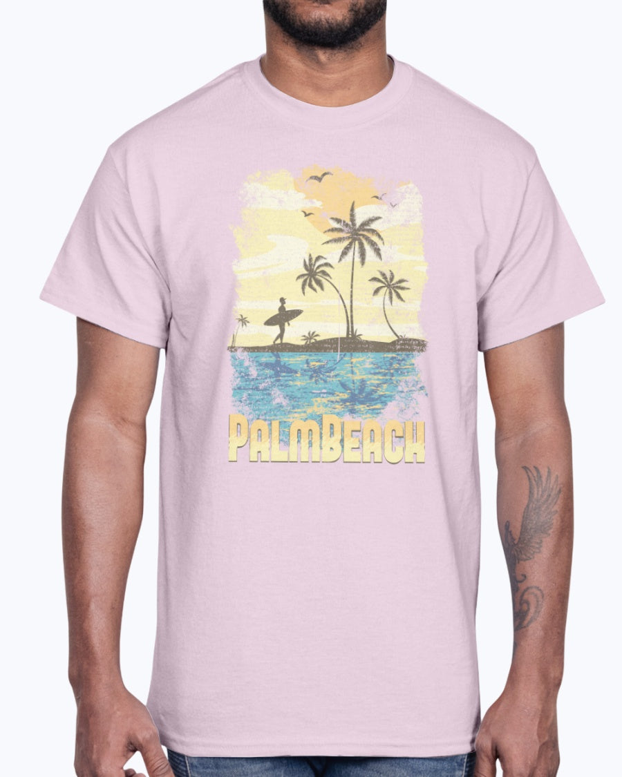 G2000 Unisex Ultra Cotton T-Shirt Palmbeach (design-355 )