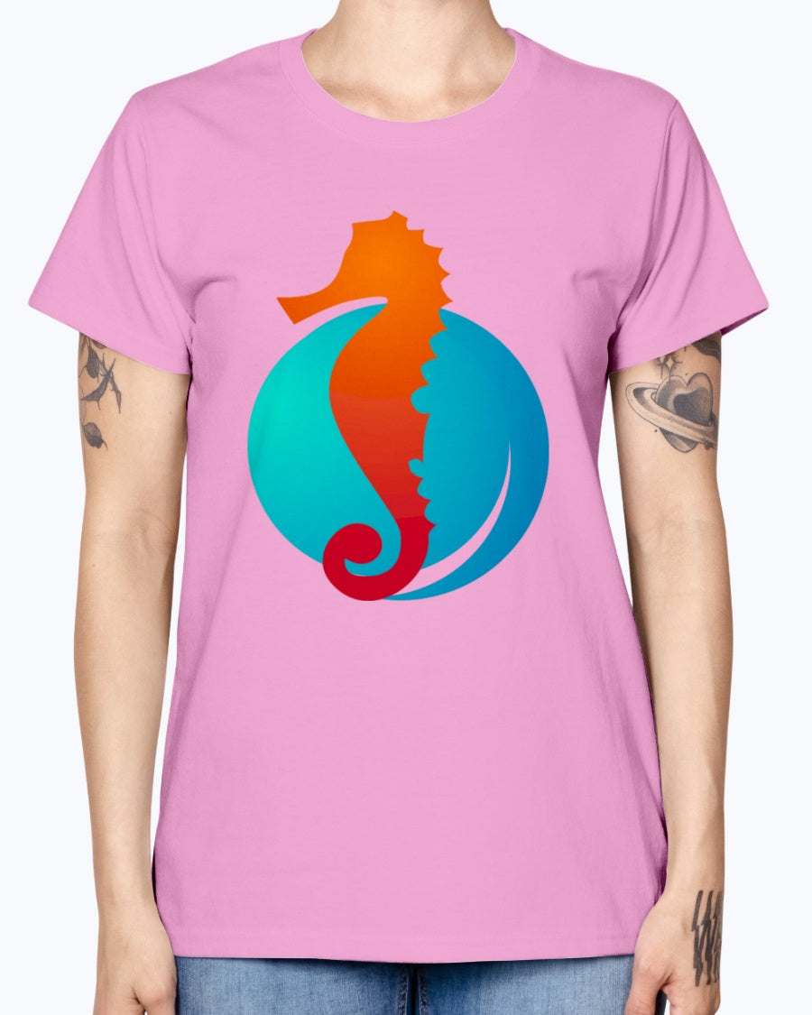 Gildan Ladies Missy T-Shirt. Summer