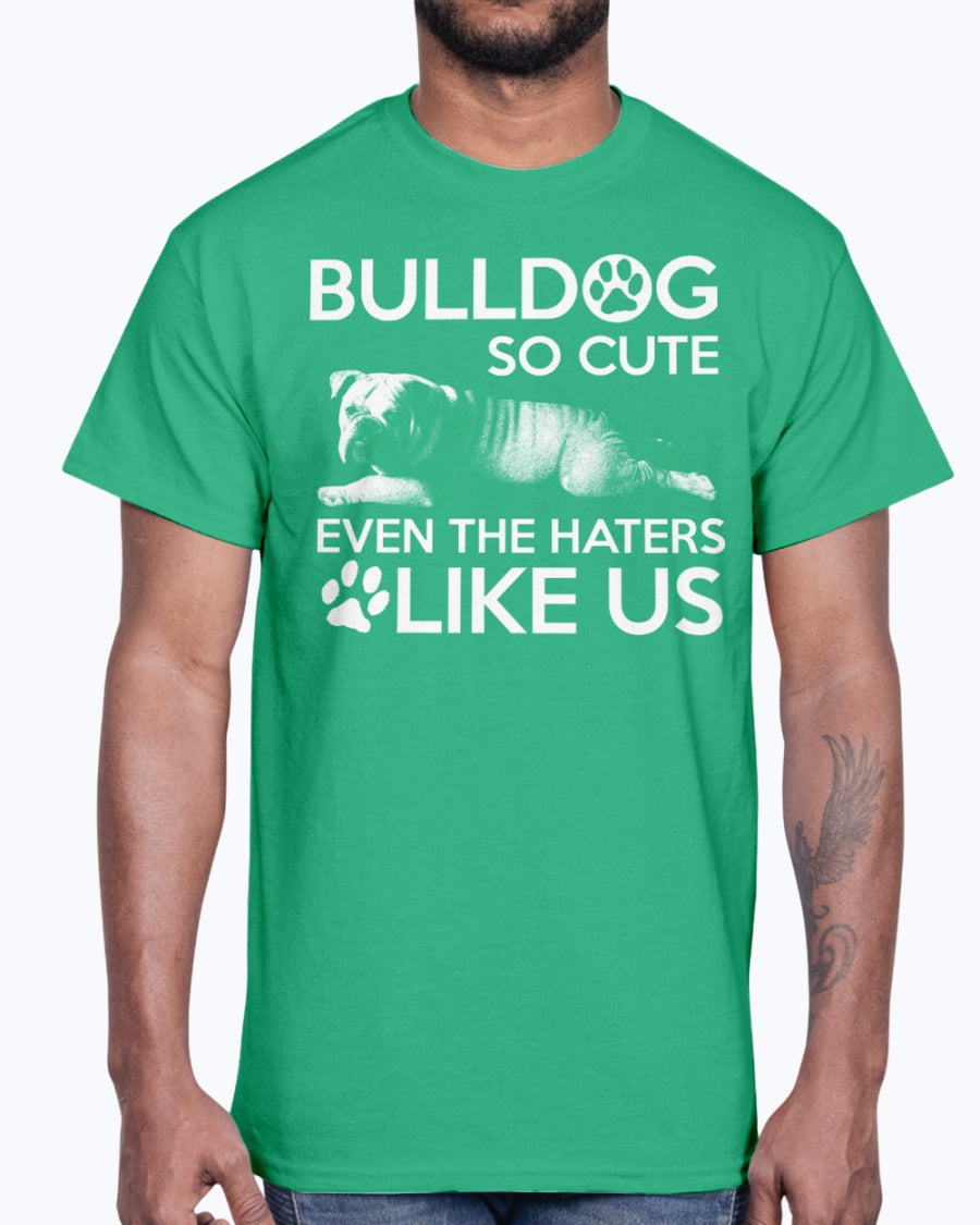 G2000 Unisex Ultra Cotton T-Shirt 12 Colors Bulldog so cute. Lake us