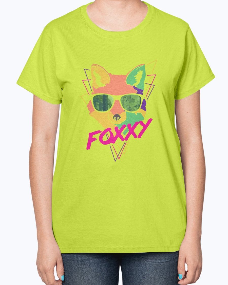 Gildan 2000L Ultra Cotton Ladies T-Shirt 14 colors Light Foxxy design-1352