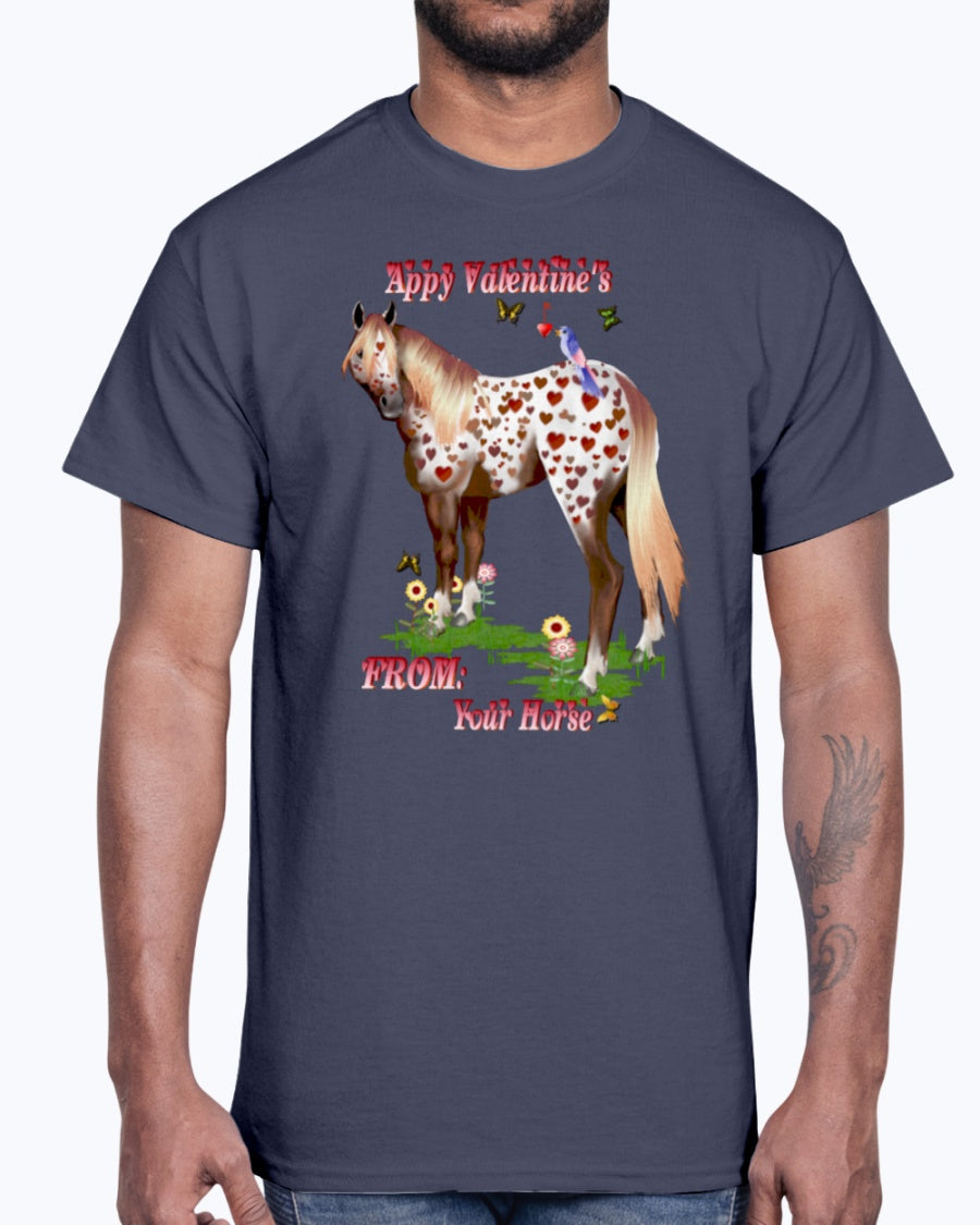 Men's Gildan Ultra Cotton T-Shirt Appy valentine's