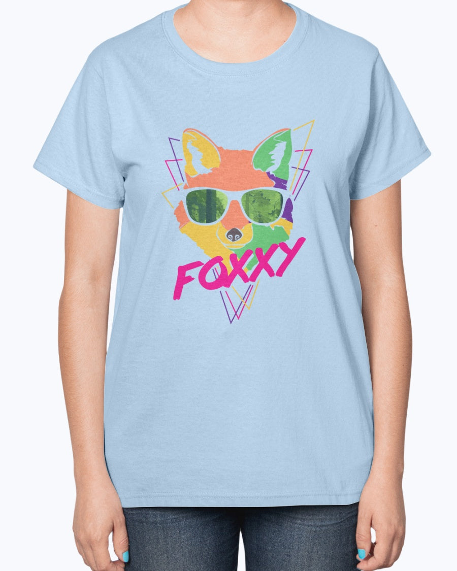 Gildan 2000L Ultra Cotton Ladies T-Shirt 14 colors Light Foxxy design-1352