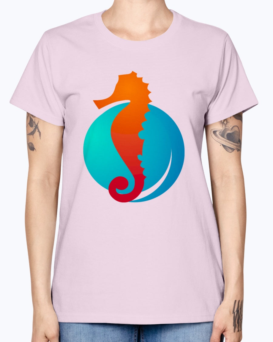 Gildan Ladies Missy T-Shirt. Summer