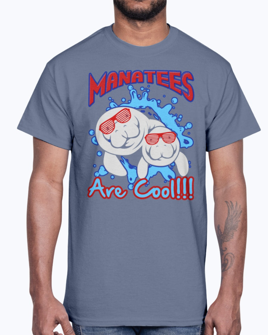 G2000 Unisex Ultra Cotton T-Shirt 12 Colors. COOL MANATEE