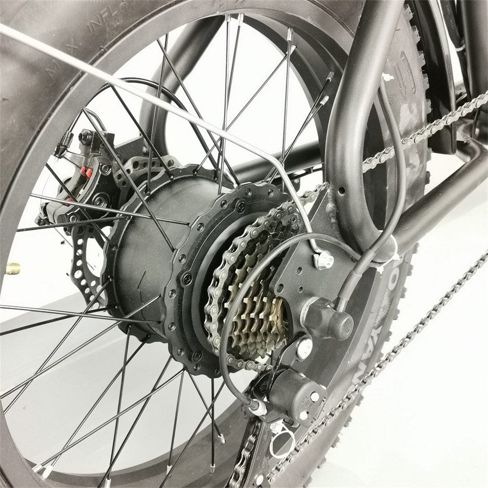 C91  Electric Bike with 1000W Motor, 48V20Ah Battery, Max Speed 34mph and 20 inch Fat Tires
