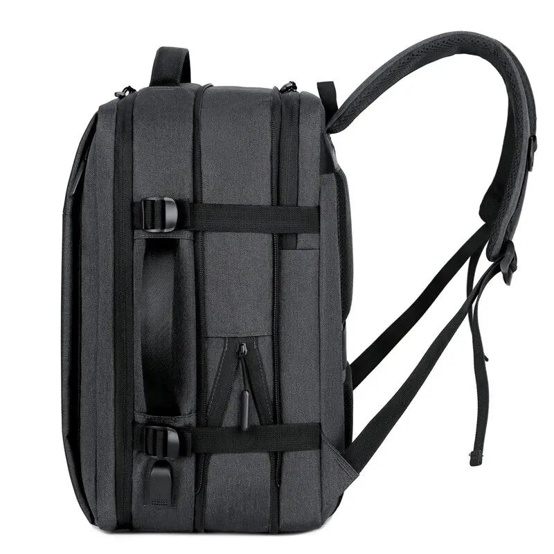 Classic Travel Backpack, Business Backpack, School Expandable,USB Bag Large Capacity Laptop Waterproof
