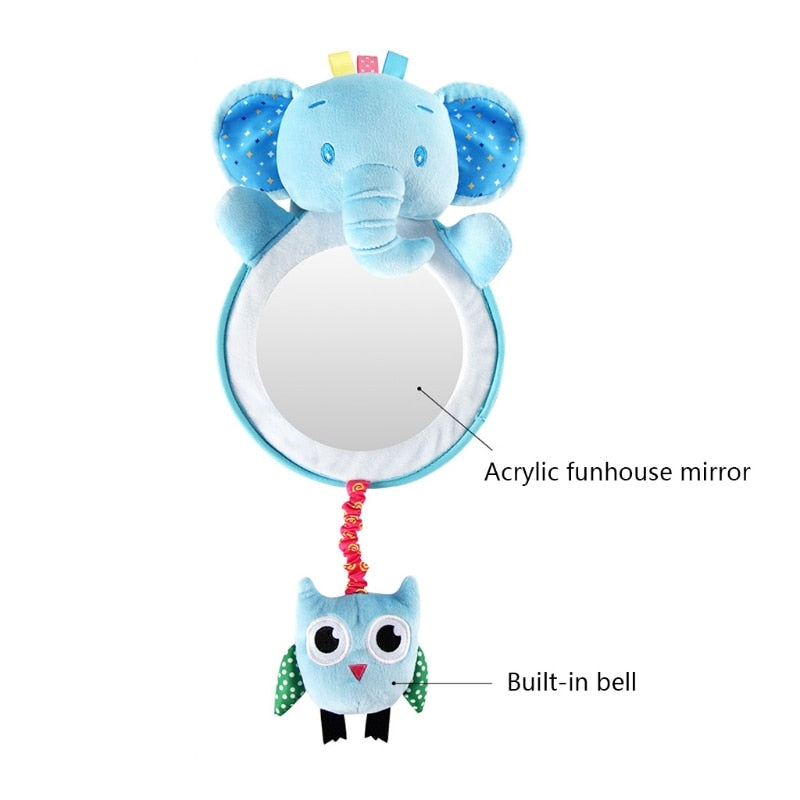 Elephant Adjustable Car View Back Seat Mirror