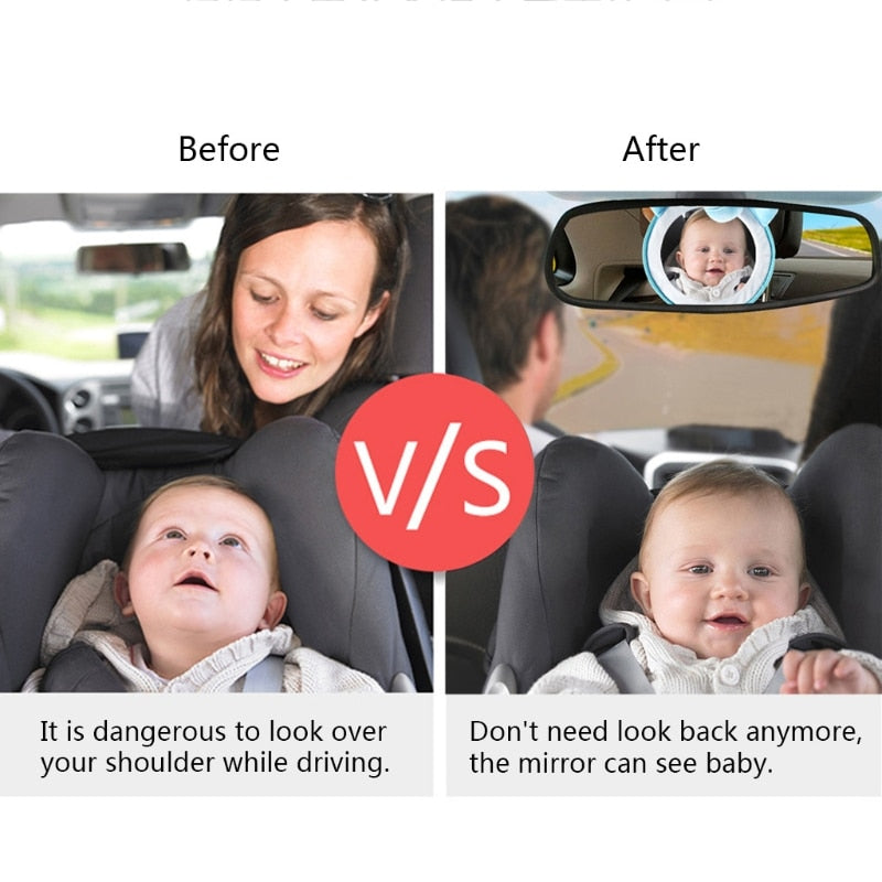 Elephant Adjustable Car View Back Seat Mirror