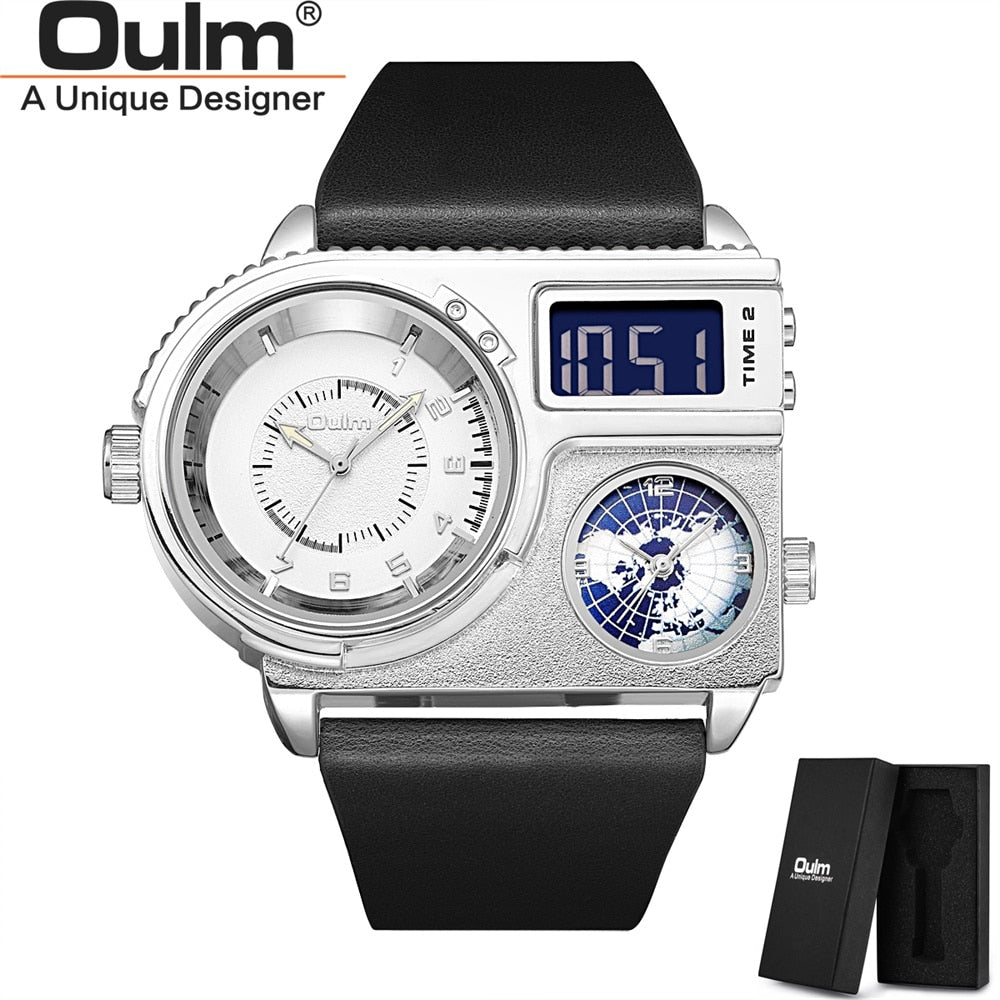Dual Display Watch, Two Time Zone