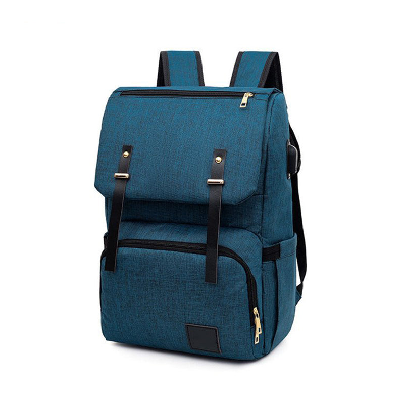 Fashionable Backpack for Diapers with USB Port,Waterproof