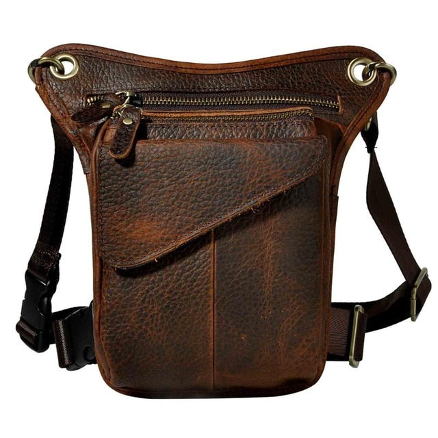 211-3-g Real Leather Drop Leg Bag 211-3-g