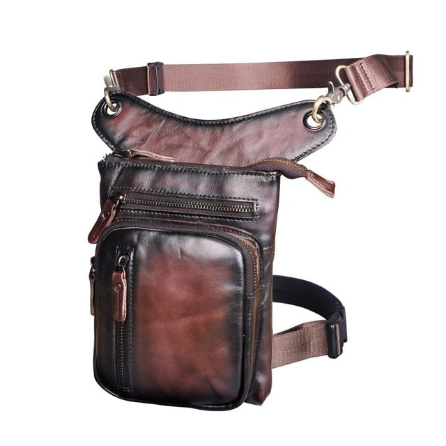 21111d Real Leather  Drop Leg Bag ,Tablet Case