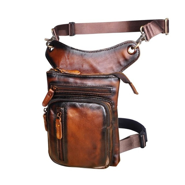 21111d Real Leather  Drop Leg Bag ,Tablet Case