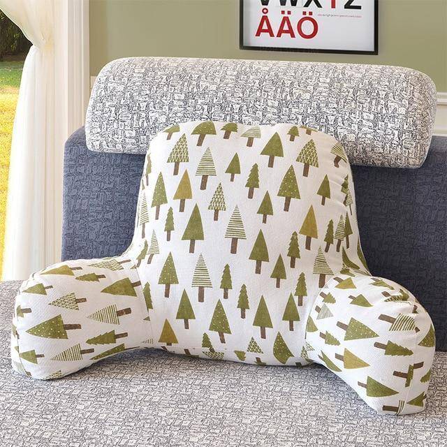 Cotton Linen Backrest Cushion For Sofa