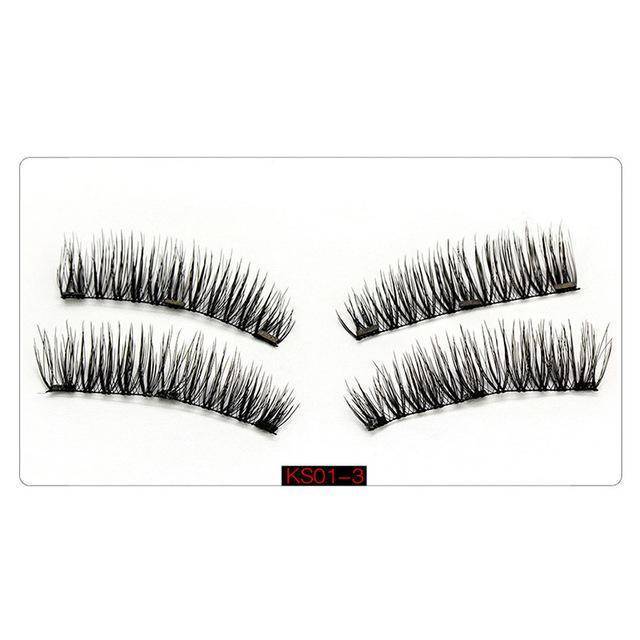 False Eyelashes Magnetic Natural  Long Wearing Without Glue